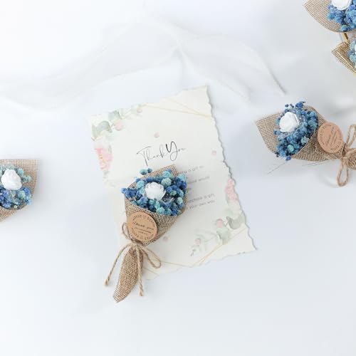 image for LucidLather 20-Piece set Mini Magnet Dried Flowers Bouquet for Wedding