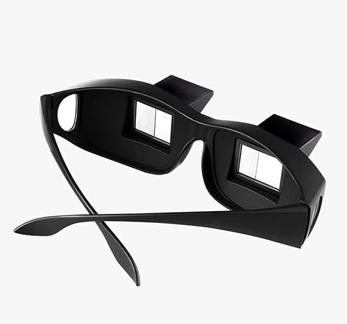 Miniatura 2 de Valuu Lentes perezosos para cama, lentes de prisma horizontales de alta definición, lentes de prisma periscopio para leer y ver televisión en la