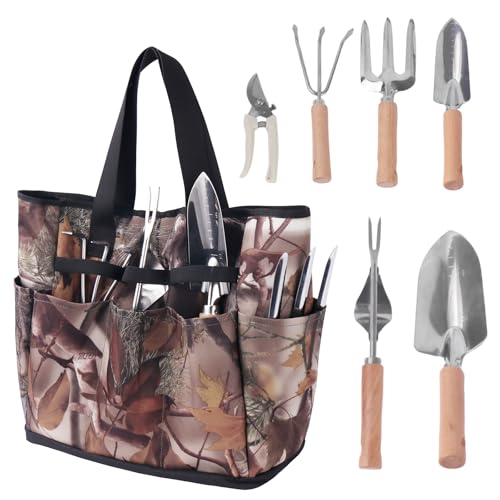 Garden Tool Set, 7 Pcs Floral Gardening Set for Women