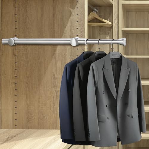 Ultimate Valet Rod for Closet Pull Out, 12" Retractable Closet