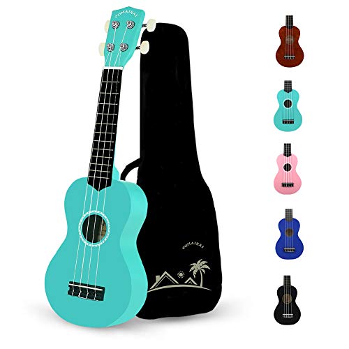 POMAIKAI Soprano Wood Ukulele Rainbow Starter Uke Hawaii kids Guitar 21 Inch