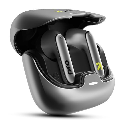 Boult Audio Z40 Pro with 100H Playtime, Quad Mic ENC, 45ms Low Latency Gaming, Premium Rubber Grip Case, 13mm Bass Drivers, Made in India TWS Bluetooth 5.3 Truly Wireless in Ear Earbuds