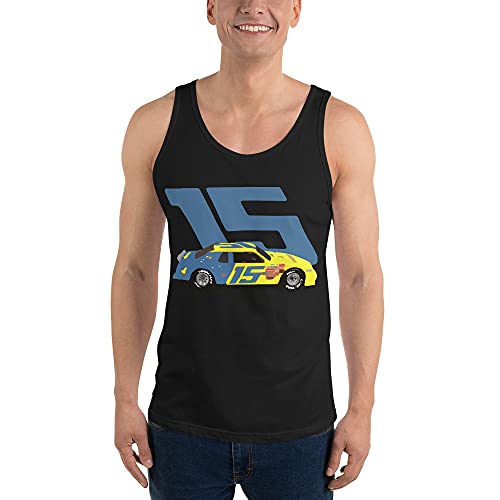 JG Infinite Ricky Rudd #15 Stock Car Racing Mens Tank Top Black