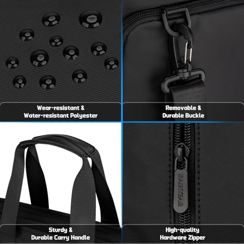 Image of RAINYEAR 15.6 Inch Laptop Bag for Men Women, Waterproof Expandable Large Capacity Laptop Shoulder Bag Carrying Bag Briefcase