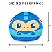 TeeTurtle Reversible Capcom Mega Man + Rush Plushie 4-Inch Blue + Red Two-Sided Flip Plush Toy with Embroidered Details - Cute Mini Collectible Plush for Kids, Teens, and Adults