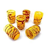 Lavable au lave-vaisselle : couleur et brillance inaltérables dans le temps, vous offrant le confort d'un nettoyage facile et sans tracas. Vous pourrez profiter de l'utilisation quotidienne de ces magnifiques verres sans vous soucier du nettoyage à la main, économisant un temps précieux et garder leur beauté intacte.