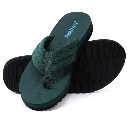 Image of Women's Cushion Flip-Flops Orthotic Comfortable Yoga Mat Thong Sandals With Arch Support