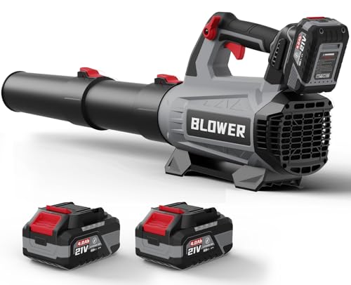 Leaf Blower Cordless (Upgraded) - 630CFM/160MPH, 21V...