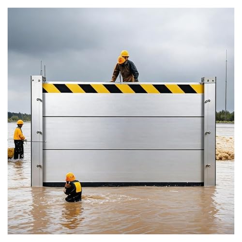 LZMZMQ Reusable Aluminum Flood Barrier Panels (Various Sizes)