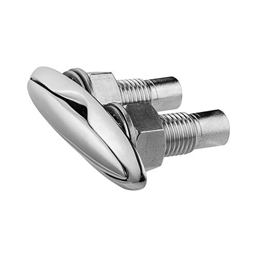 Yusove Boat Pull Up Cleat 5 Inch 316 Stainless Steel Pop Up Dock Cleat,Marine Flush Mount Retractable Deck Cleats #TOP6