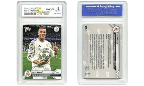Topps UCL Mbappe 1st Hat Trick Card