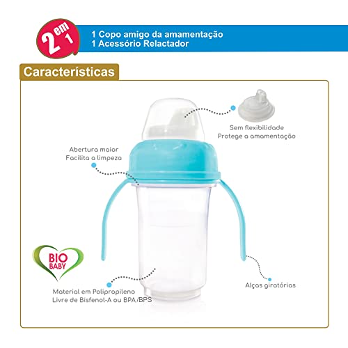 2 Colares Amamentação com Atividades Sensoriais + GANHE BRINDE 1 Copo Amigo da Amamentação AZUL…