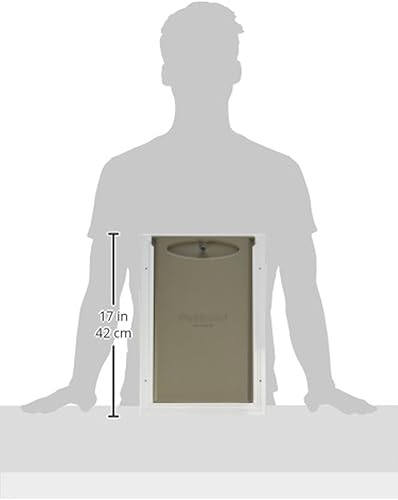 Miniatura 3 de Puerta de libertad PetSafe, premium, color blanco, M, Blanco