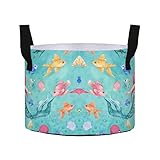 Sacs portables : poignées robustes et matériau robuste pour déplacer les sacs pleins de terre et de plantes avec facilité. Utilisation intérieure ou extérieure et facile à plier pour le rangement. Ces sacs de culture sont lavables pour être réutilisés et durent plus de 3 ans. Garde les plantes au chaud en hiver et au frais en été.