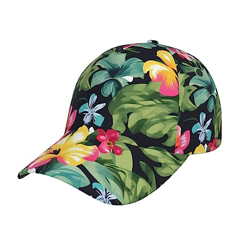 Casquette de baseball hawaïenne avec trou queue de cheval pour sport et loisirs