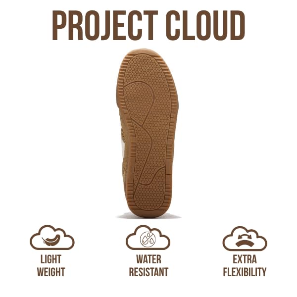 Project Cloud Genuine Leather Casual Sneakers for Women - Memory Foam Insoles Lace-Up Womens Shoes & Lightweight Women's Fashion Sneakers - Non-Slip Shoes for Women Footwear (Verdict)4