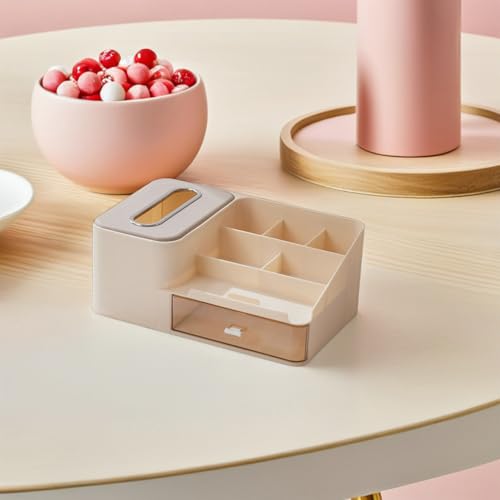 Caja de Almacenamiento de Escritorio Hohopeti con Cajón 5