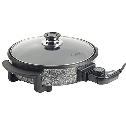 VonShef Multi Cooker 1.5L – 30cm Electric Frying Pan with Lid & Adjustable Temperature Control, Easy Clean, Non Stick Aluminium with Cool Touch Handles & Detachable Power Cable for Serving – 1500W - Image 9