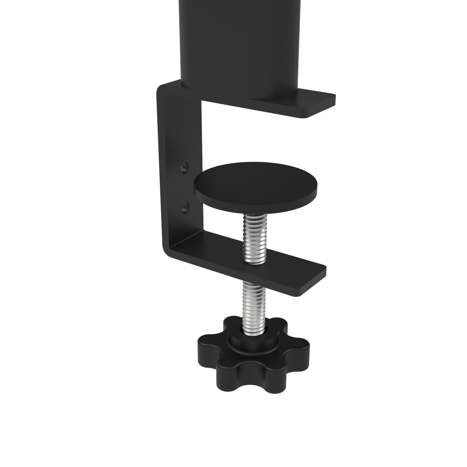 Klemm-Organizer-Regal für den Schreibtisch, 17,3 Zoll, 2-stufiges Regalsystem, Metallische Schreibtisch-Erweiterung für Büroaccessoires und Gaming-Geräte