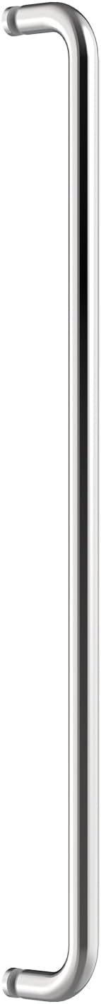 PalpitateC 24" Glass Shower Door Towel Bar fit for Commercial and Residential Glass Doors, Stainless Steel Sliding Shower Door Handle with Brushed Nickel Finish, 1 Pack