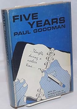 Hardcover Five years. Preface by Harold Rosenberg Book