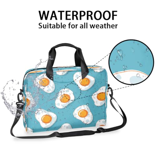 Maletín para laptop de 15.6 pulgadas con diseño de huevos miniatura 3