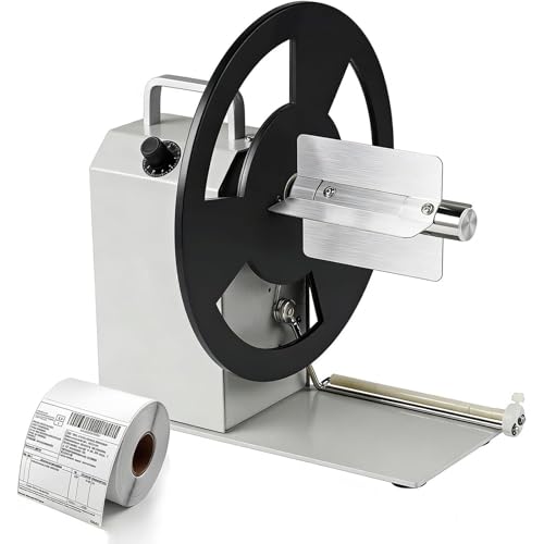 ZMJGLL Rebobinadora automática de Etiquetas con Ajuste bidireccional y Velocidad Ajustable para Etiquetas de Ropa
