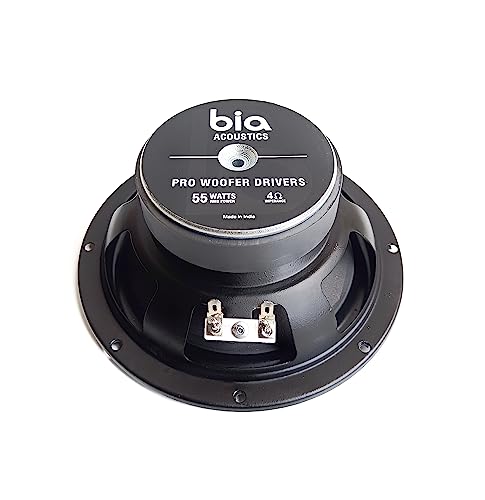 BIA Acoustics 6.5 Inch Subwoofer Pro Series (4ohm 55W) Silver