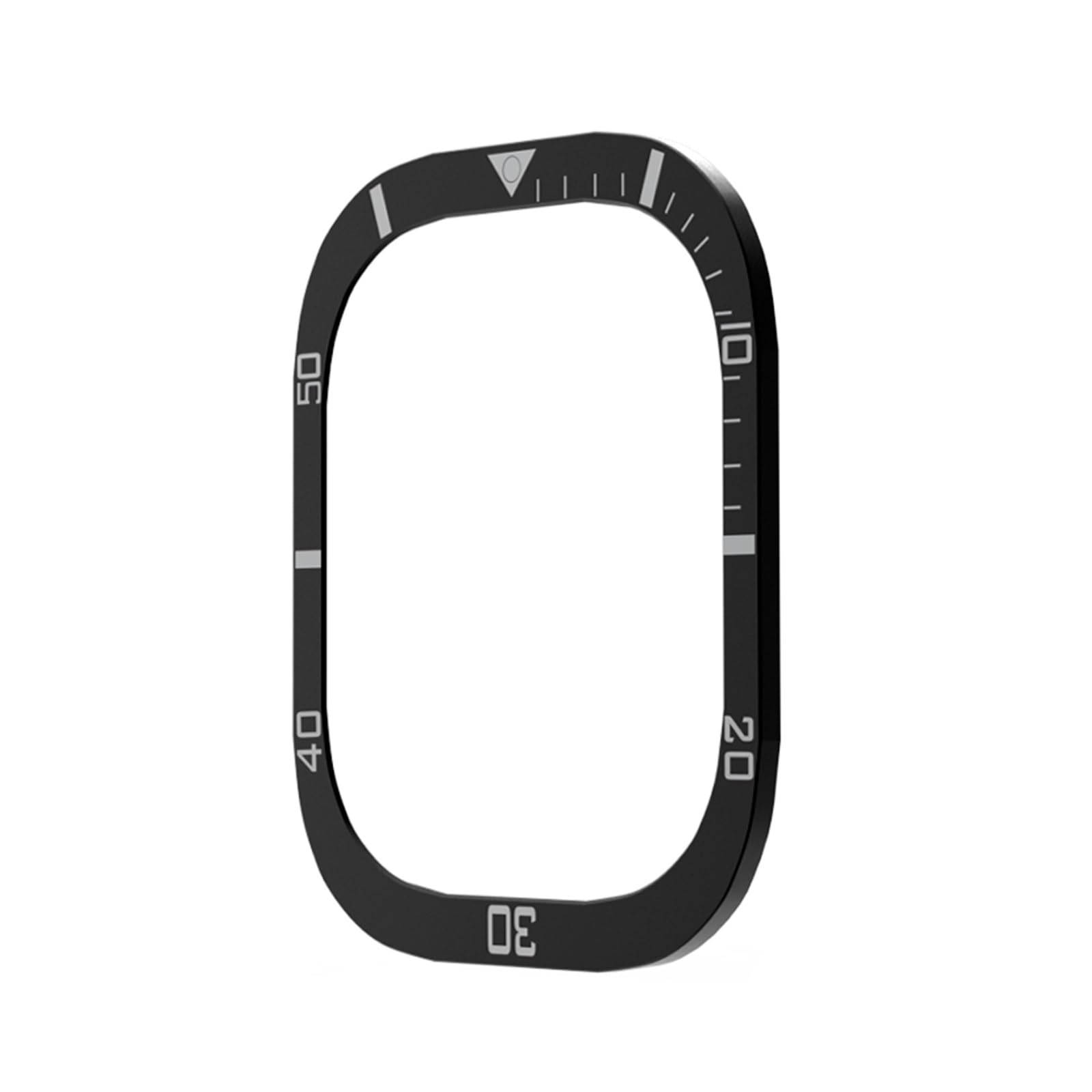 Lunette évidée Apple Watch 49mm PURYN en métal résistant premium - 8