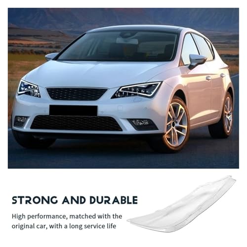 Cache-Phare Plexiglas Transparent Premium pour Seat Leon 2013-2018