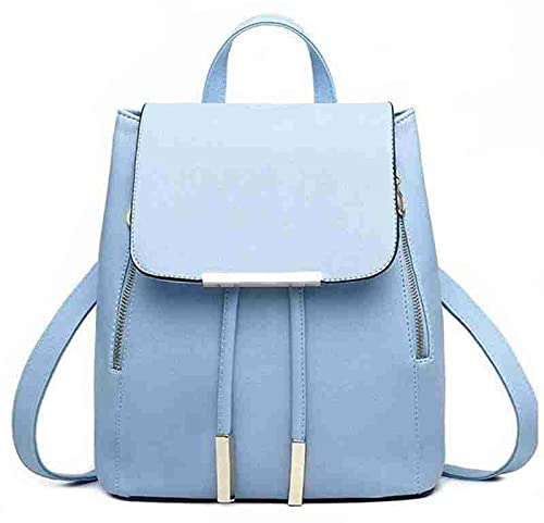 Bizanne Fashion Girls Canvas Attractive College Bag (Blue)