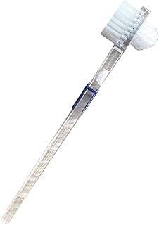 HEALEEP Escova De Dentadura Limpador De Dentes Postiços Escova De Dentes Falsos Dentadura Dupla Face Escova De Limpeza De Dentadura