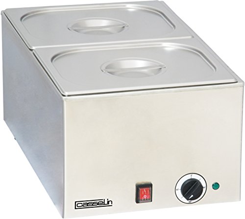 Bain Marie avec 2 Bacs GN 1/2 et Couvercles - Casselin