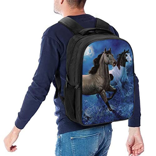Mochila escolar de caballo cómoda de 40cm para evitar dolor de espalda 5