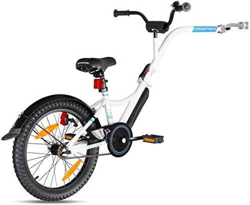 PROMETHEUS BICYCLES Fahrradanhänger | Tandem Fahrrad | Fahrrad Anhänger 18 Zoll Trailerbike Nachläufer ab...