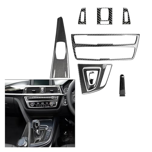 Kit Carbone BMW F30 F34 RHD : Insert Pommeau Vitesse & Console