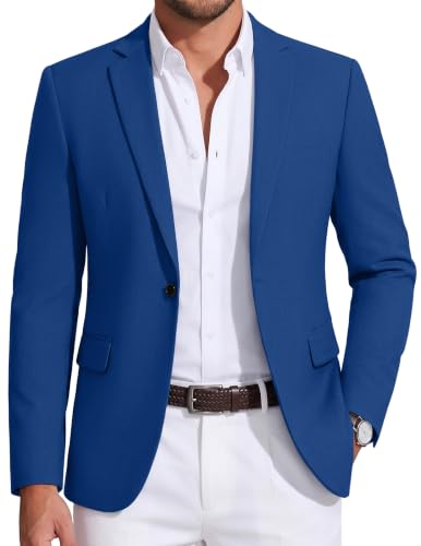COOFANDY Mens Sport Coat Casual Blazer One Button