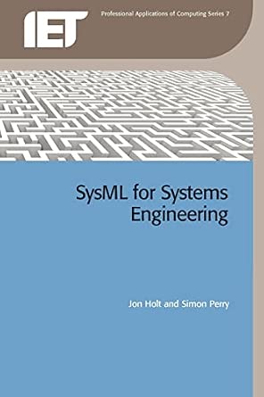SysML for Systems Engineering book cover