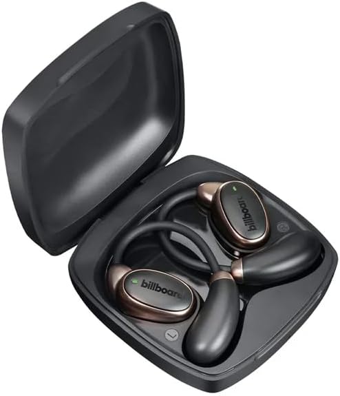 Billboard Cooper OWS Headphones inside open charging case