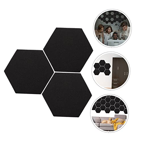 Paneles acústicos absorbentes de sonido Sosoport 3 piezas en forma hexagonal para reducción de ruido miniatura 7