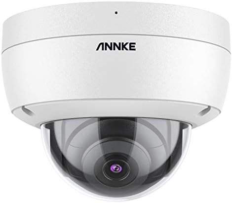 ANNKE C800 PoE Security IP Camera with Smart Human/Vehicle Detection, 4K/8MP Ultra HD Dome CCTV Camera Supports Audio, IP67 & IK10, EXIR Night Vision, Remote Access