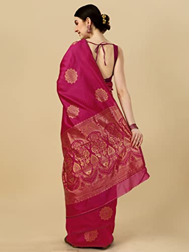 Image of Avantika Fashion Women's Kanjivaram Soft Silk Banarasi Sarees With Blouse Piece