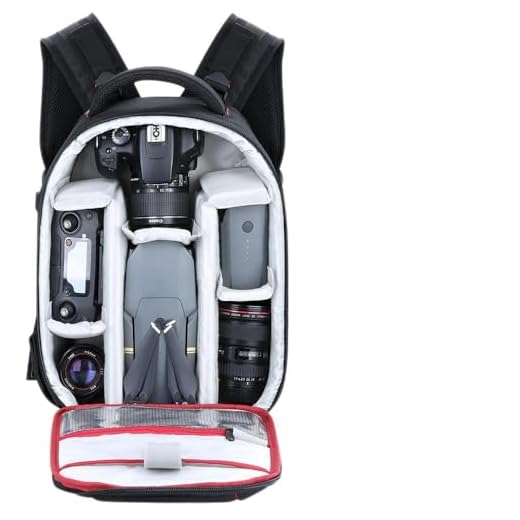 Beschoi - Mochila para Cámara Réflex y Accesorios, Mochila Viaje Impermeable para Canon Nikon Sony Pentax Cámara DSLR y Tableta Portátil, S