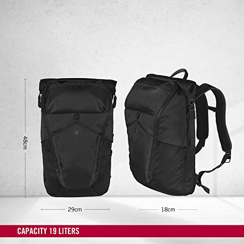 Victorinox Altmont Active Deluxe Rolltop Laptop Backpack, Black, 18.9-inch