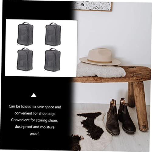 Zerodeko 4 Pcs Saco De Armazenamento De Tênis Saco De Sapato Para Armazenamento Sapateira Bolsa De T