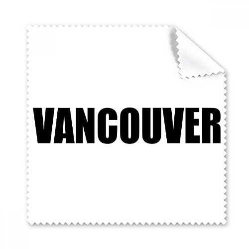 Chiffon de nettoyage pour lunettes et écrans motif Vancouver lot de 5 essuie-verres en tissu