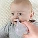 Innovo FSA/HSA Eligible Hospital Grade Silicone Twister Bulb Baby Ear Syringe and Nasal Aspirator, Sucks Snot and Mucus, Cleanable and Reusable, Clear