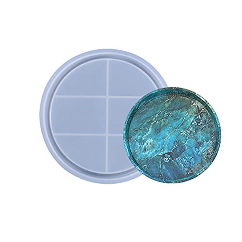Silikonform Mit Rand 22,5cm - Für DIY Untersetzer, Schalen & Harzprojekte
