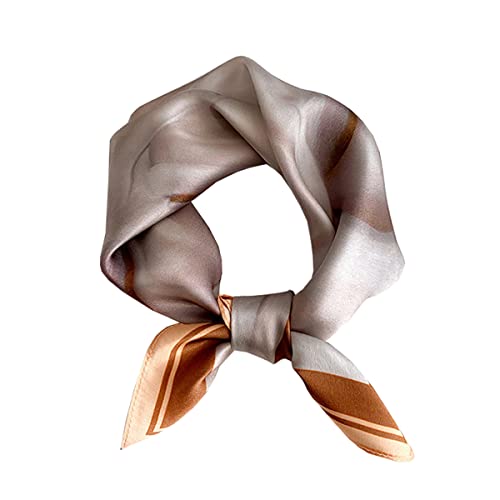 KOOYOL Mujer Seda Bufanda Fulares Pañuelos SedaPanuelo para la cabeza Bufandas Pañuelo de Cuadrado para Cuadrada