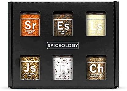Spiceology - Luxe Infused Salt Gift Set - Set of 6 - Great for Gifts